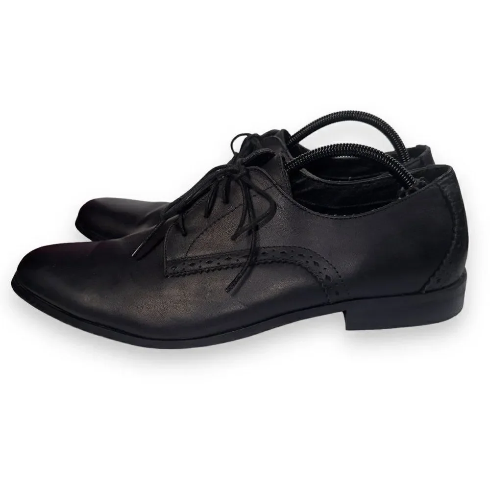 Penguin by Munsingwear Blucher Oxfords Black Leather PBLU201-1‎ Men's 13